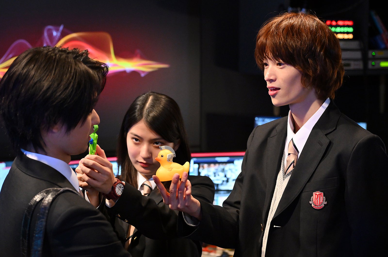 奥平大兼、蒔田彩珠、窪塚愛流「御上先生」第3話（C）TBS