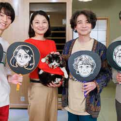 （左から）作間龍斗、小池栄子、吉岡秀隆、小林薫（C）日本テレビ