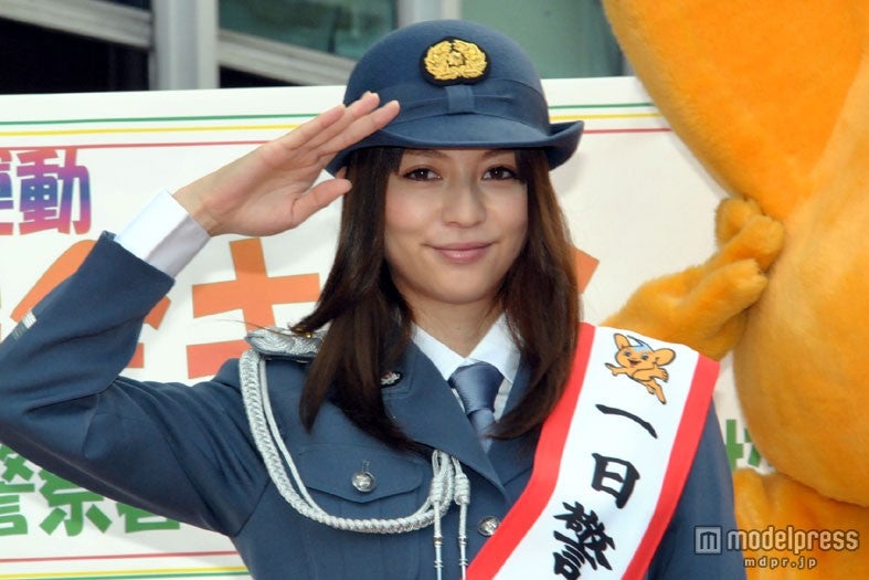 香里奈、渋谷警察署の一日署長に就任！オシャレ視点からアドバイス