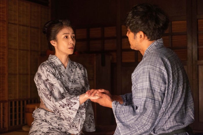 水野美紀、北村一輝「風、薫る」第2話(C)NHK