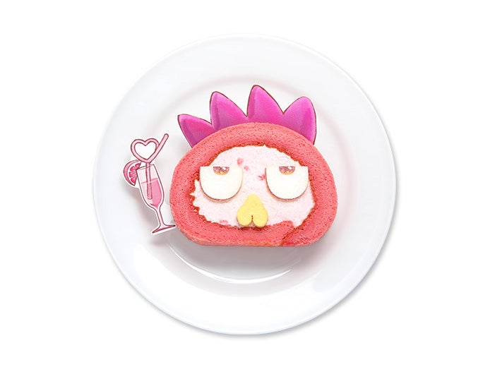 輝け!ピンクロールケーキ750円（C）2022 SANRIO CO．，LTD．TOKYO，JAPAN S／F・G 著作 株式会社サンリオ