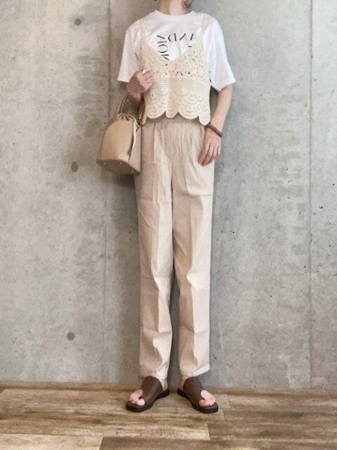 ビスチェ　コーデ　着回し