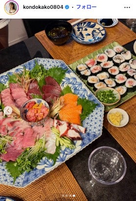 近藤夏子Instagramより