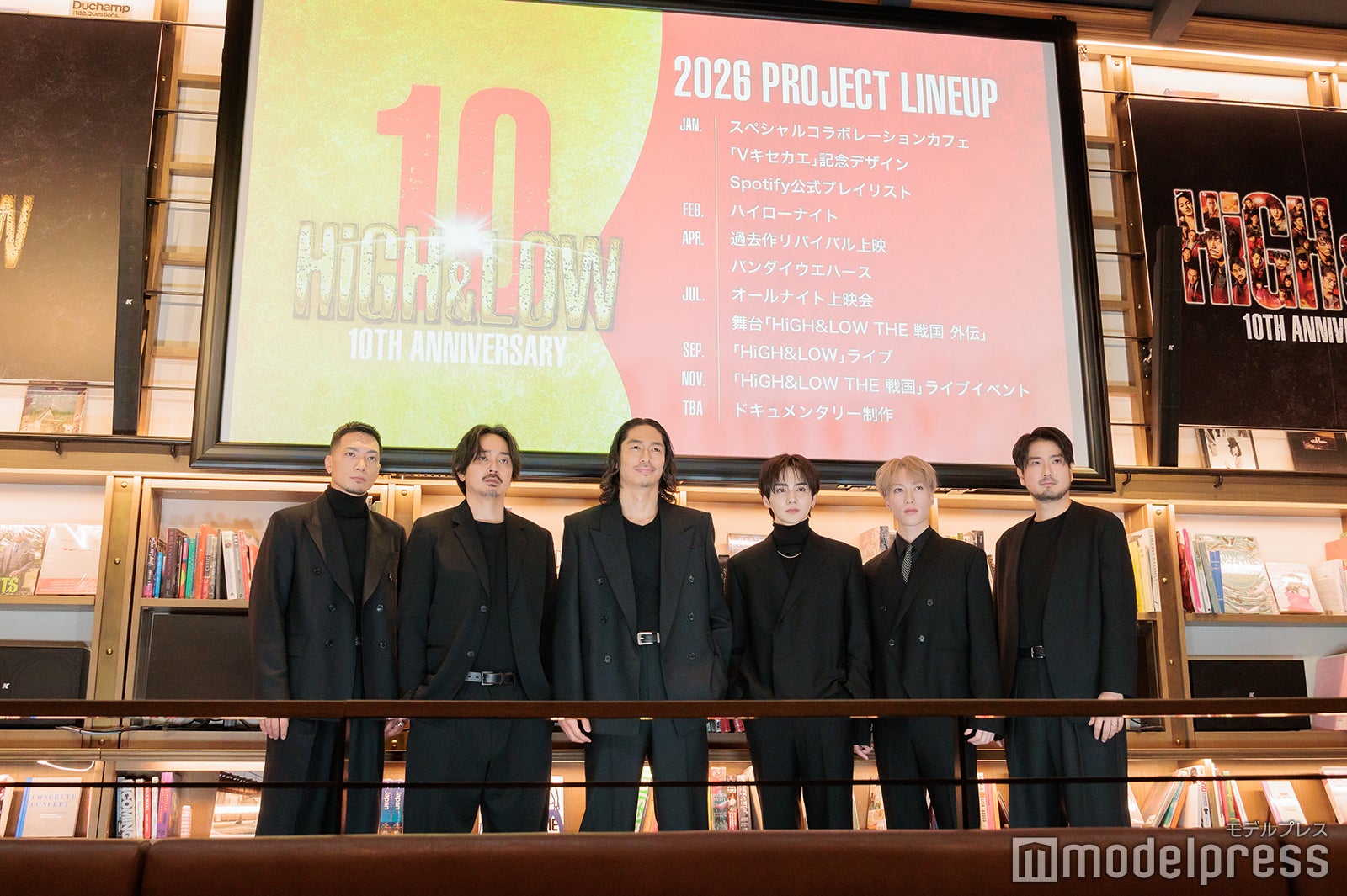 SWAY、青柳翔、EXILE AKIRA、吉野北人、藤原樹、平沼紀久監督（C）モデルプレス