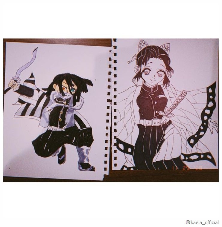 木村カエラ、“プチ反抗期”息子と“鬼滅イラスト”対決 プロ並み画力に「レベル高すぎ」と反響