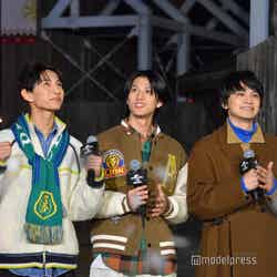 (右から)北村匠海、阿久根温世、竹野世梛(C)モデルプレス