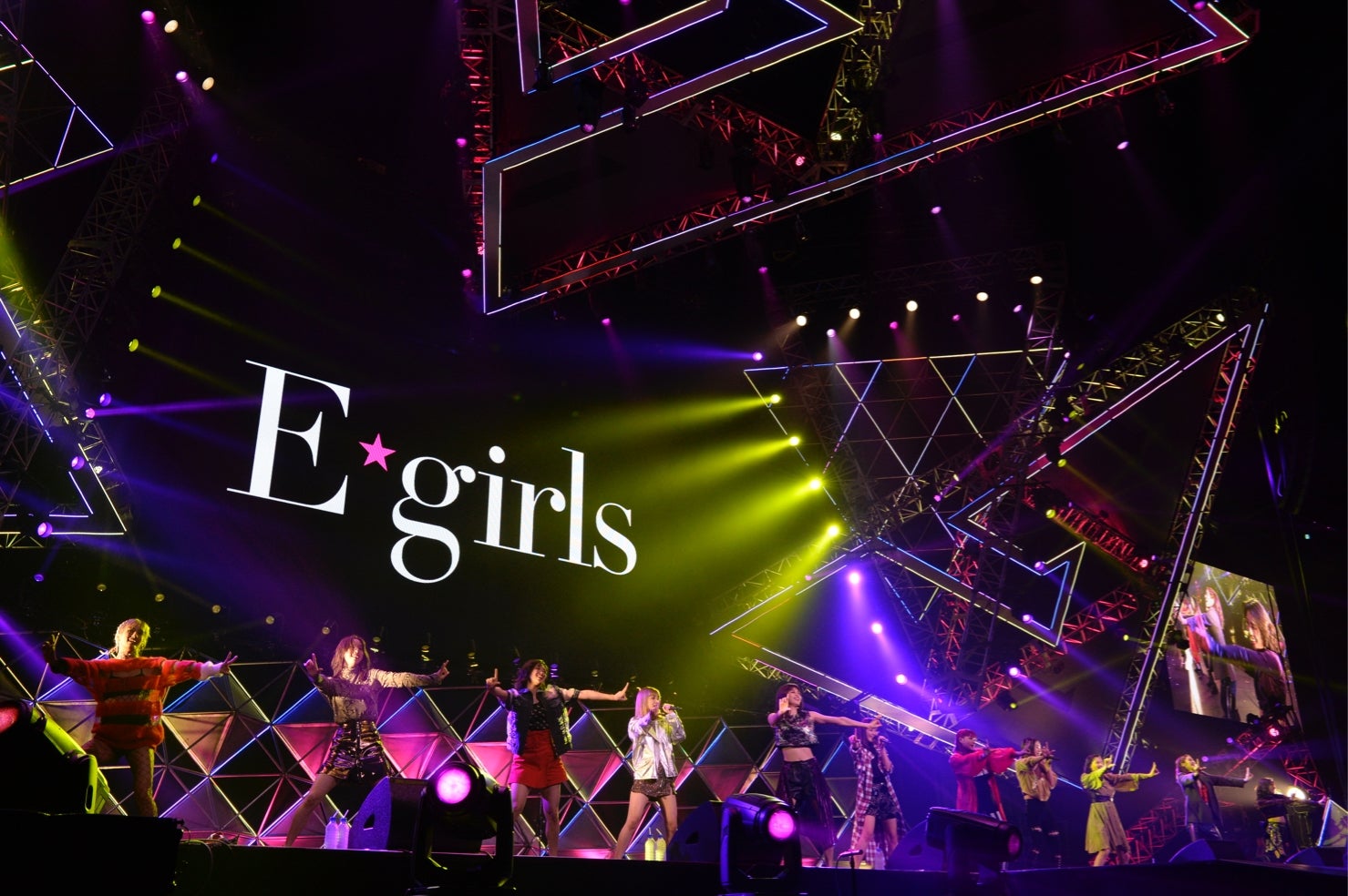 E-girls（C）テレビ朝日 ドリームフェスティバル 2017／写真：岸田哲平