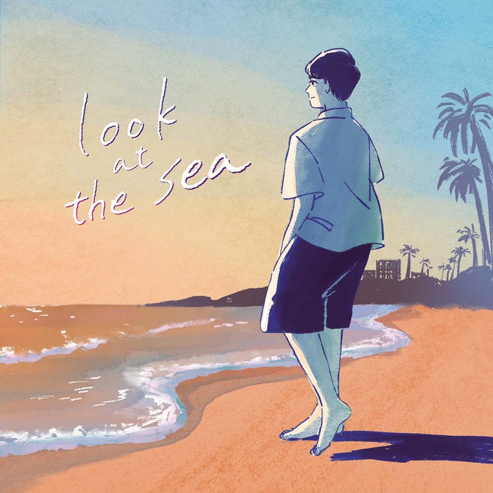 悠馬2ndデジタルシングル「look at the sea」(7月24日配信)ジャケット写真(提供写真)