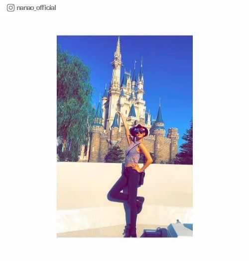 菜々緒“思いつき”でディズニー満喫に「オーラ出てる」「目立ってしょうがない」