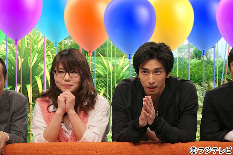 （左から）山崎ケイ、市川知宏（C）フジテレビ