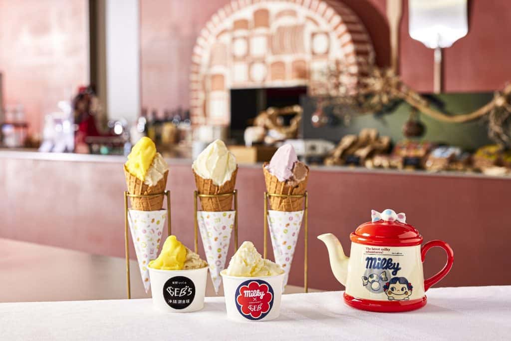 ＜BEB5沖縄瀬良垣＞絶妙な甘さがたまらない！ミルキージェラート／画像提供：星野リゾート