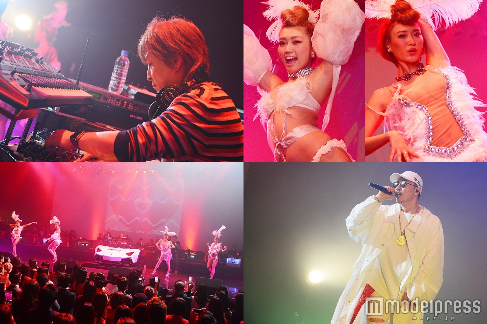 小室哲哉×美ボディ集団CYBERJAPAN DANCERS、一夜限り “秘密”のパーティーに降臨　ド派手ステージが連続　（C）モデルプレス