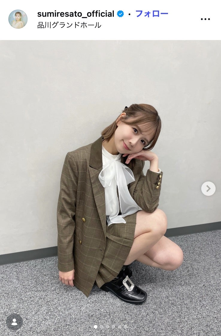 佐藤すみれ Instagramより