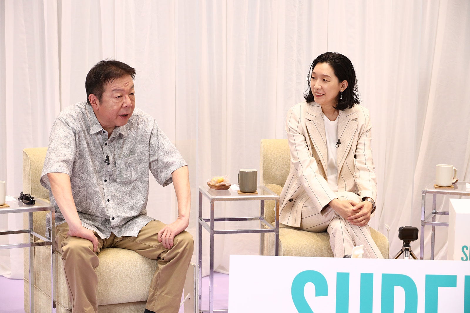 古田新太、江口のりこ （C）フジテレビ