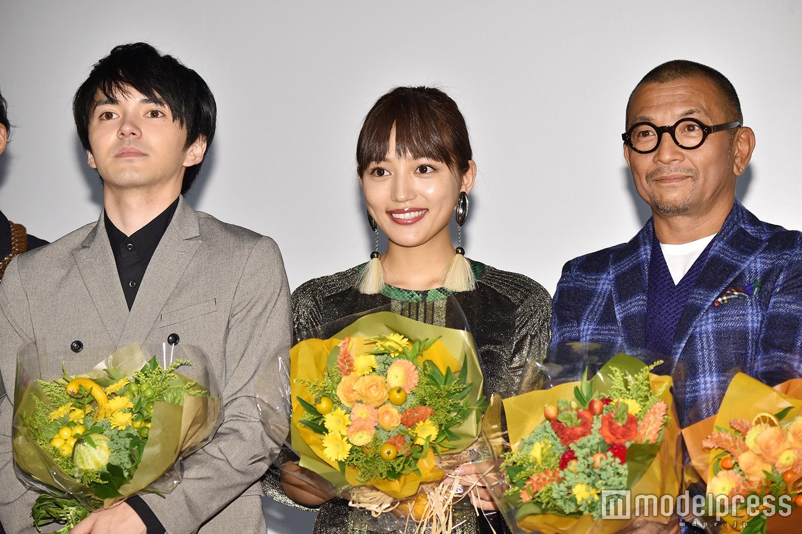 林遣都、川口春奈、中野英雄（C）モデルプレス