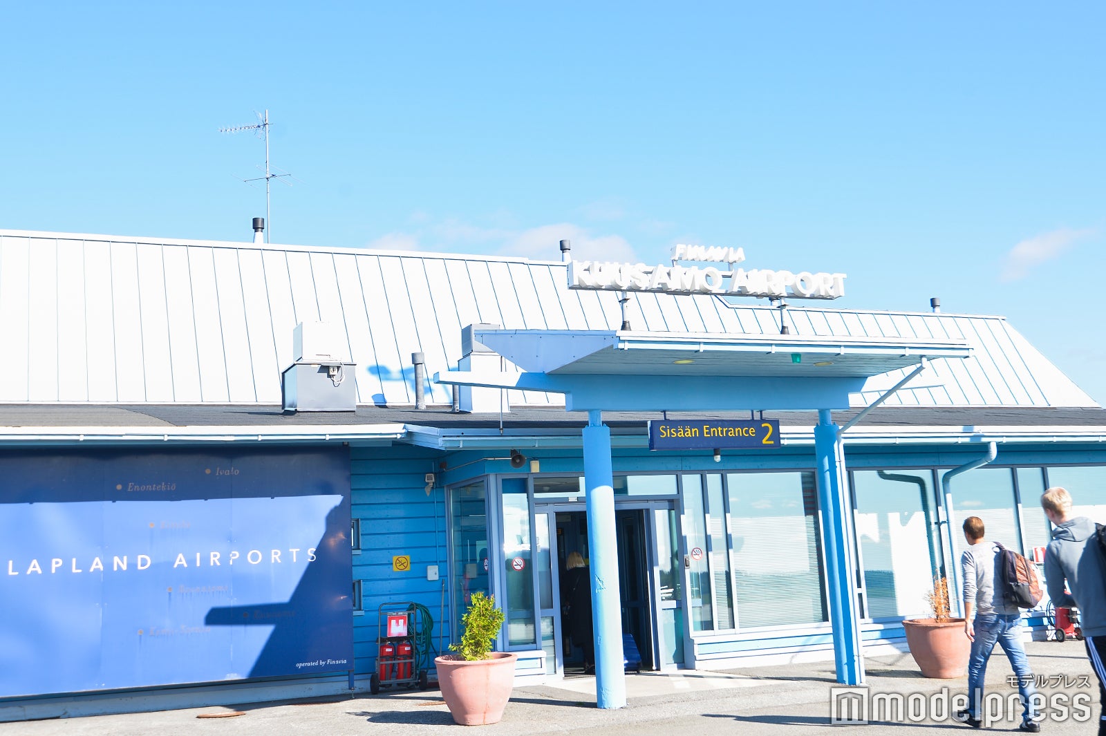 ヘルシンキから約1時間30分、クーサモ空港。外観も可愛い （C）モデルプレス