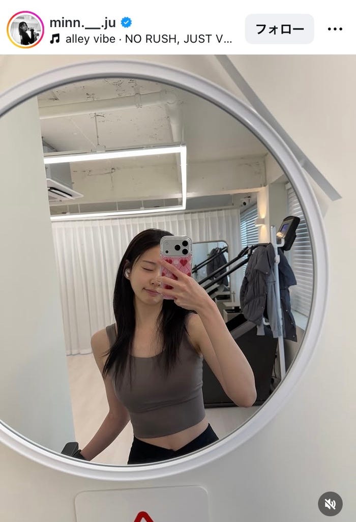 キム・ミンジュInstagramより