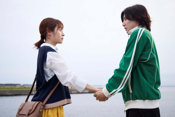 田辺桃子、京本大我「お迎え渋谷くん」最終話より(C)カンテレ