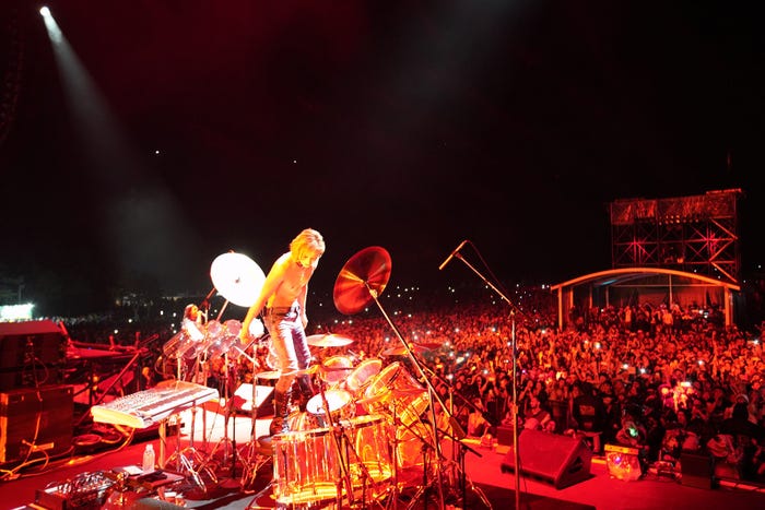 YOSHIKI/「FUJI ROCK FESTIVAL ’18」の様子(提供写真)