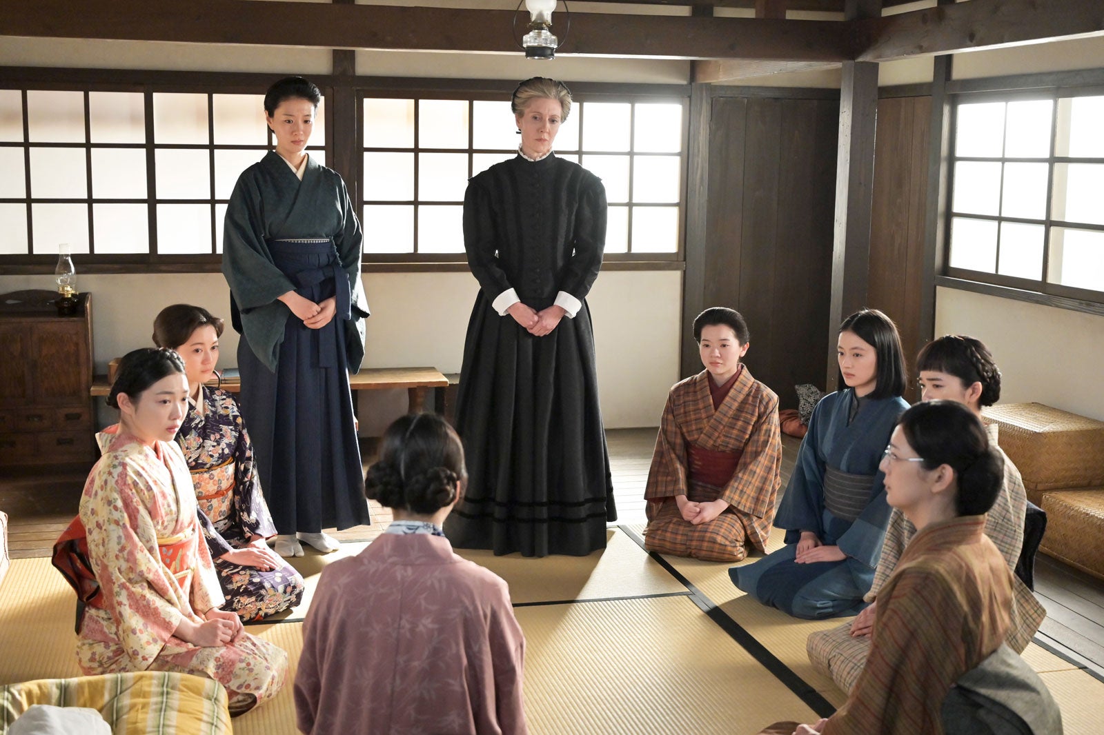 玄理、エマ・ハワードら「風、薫る」第47話（C）NHK