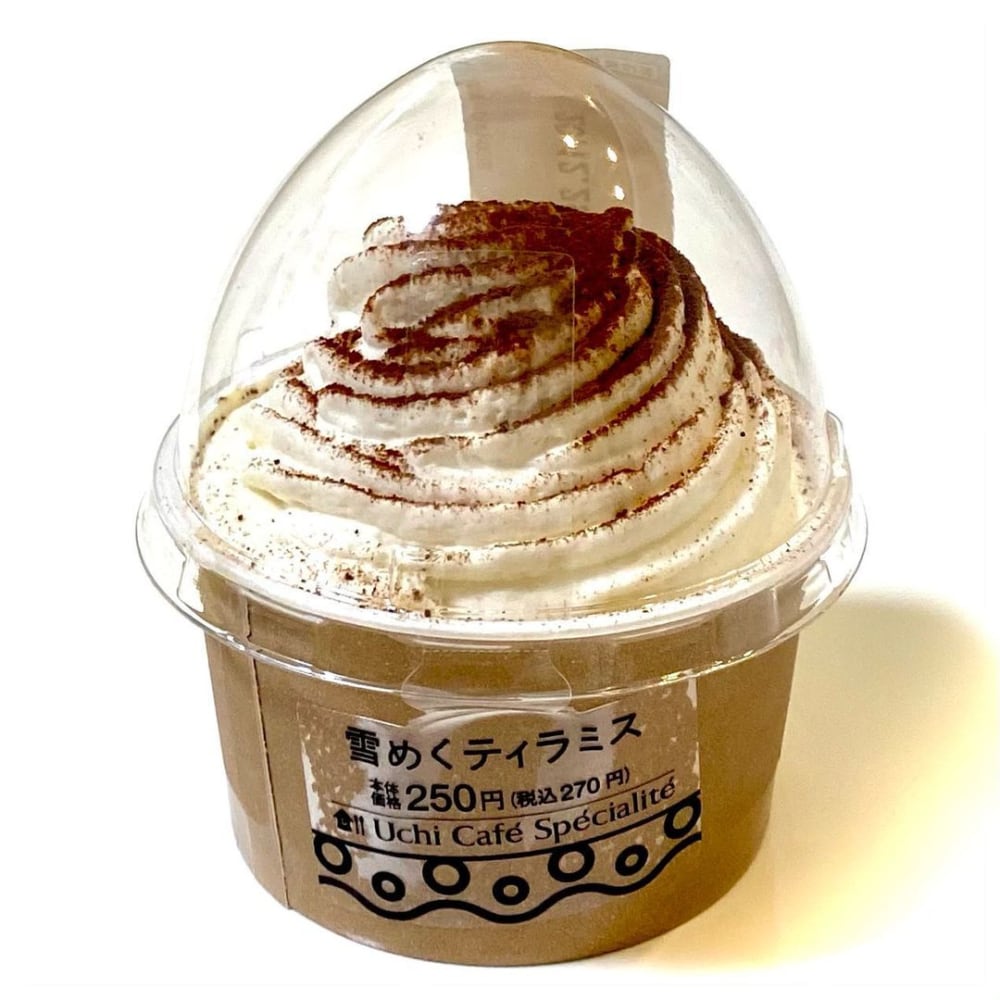 ローソン「雪めくティラミス」