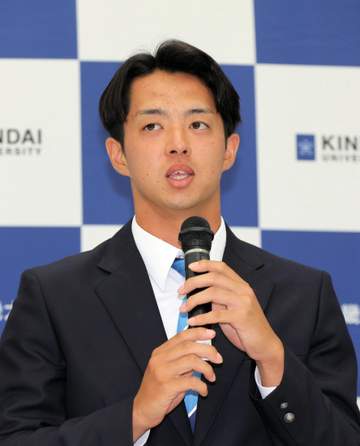 中日 宮原廉の1位指名でまさかのハプニング CM開けに2球団競合発覚→会場どよめき本人も「急なことだったんですけど」