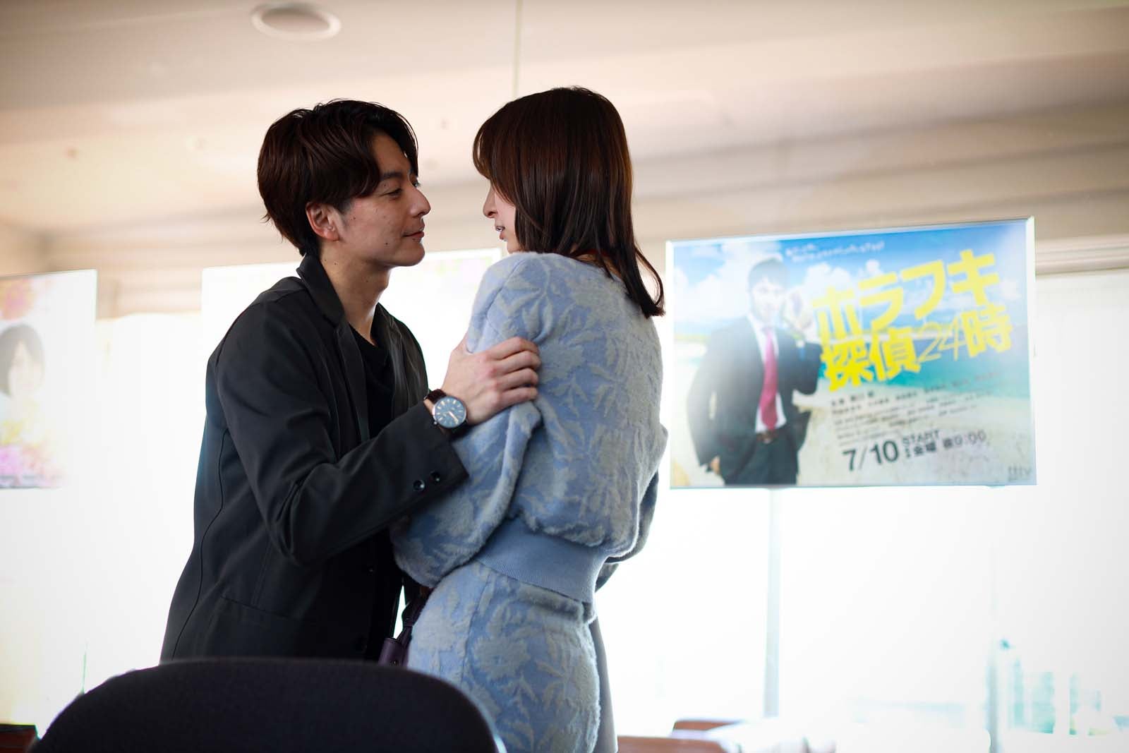 小池徹平、篠田麻里子「離婚しない男―サレ夫と悪嫁の騙し愛―」第8話より（C）テレビ朝日