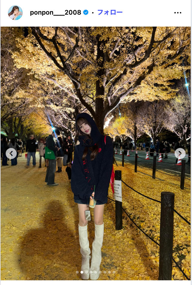 瀬川陽菜乃Instagramより