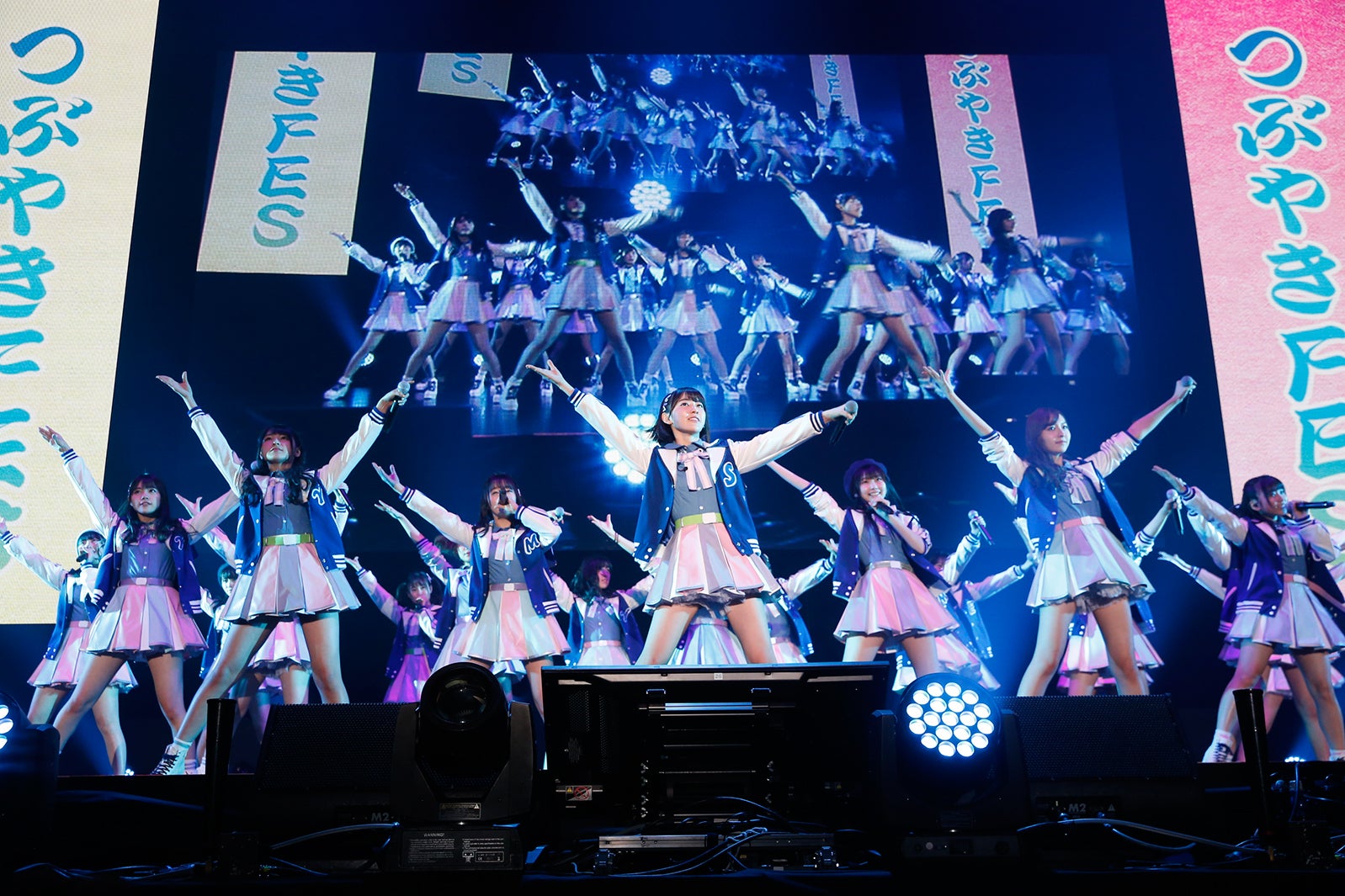 HKT48が歌う「二人セゾン」／ 「つぶやきFES  博欅場所 ～GUM ROCK FES 2～」（提供写真）