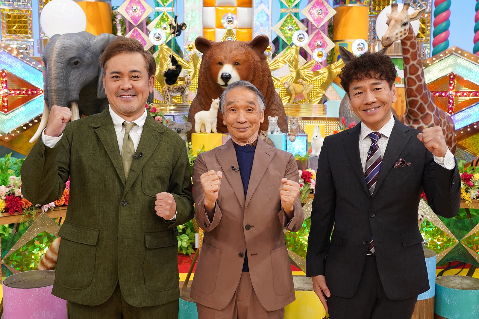 有田哲平、堺正章、上田晋也 （C）日本テレビ