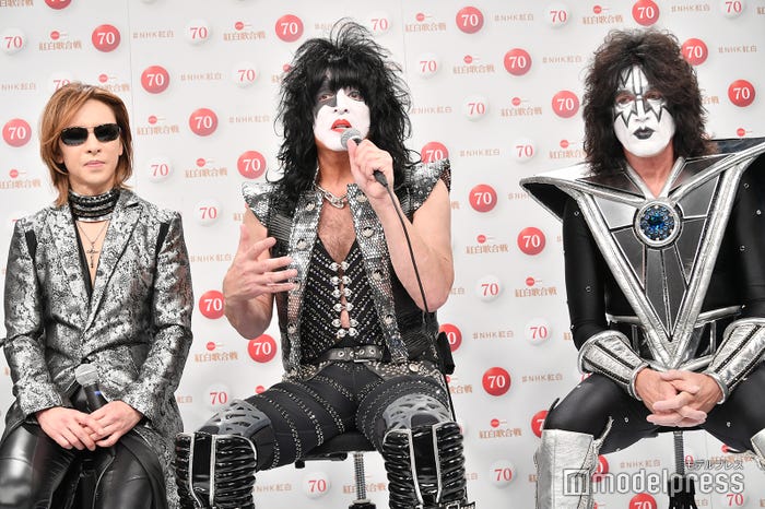 YOSHIKI&KISS(C)モデルプレス