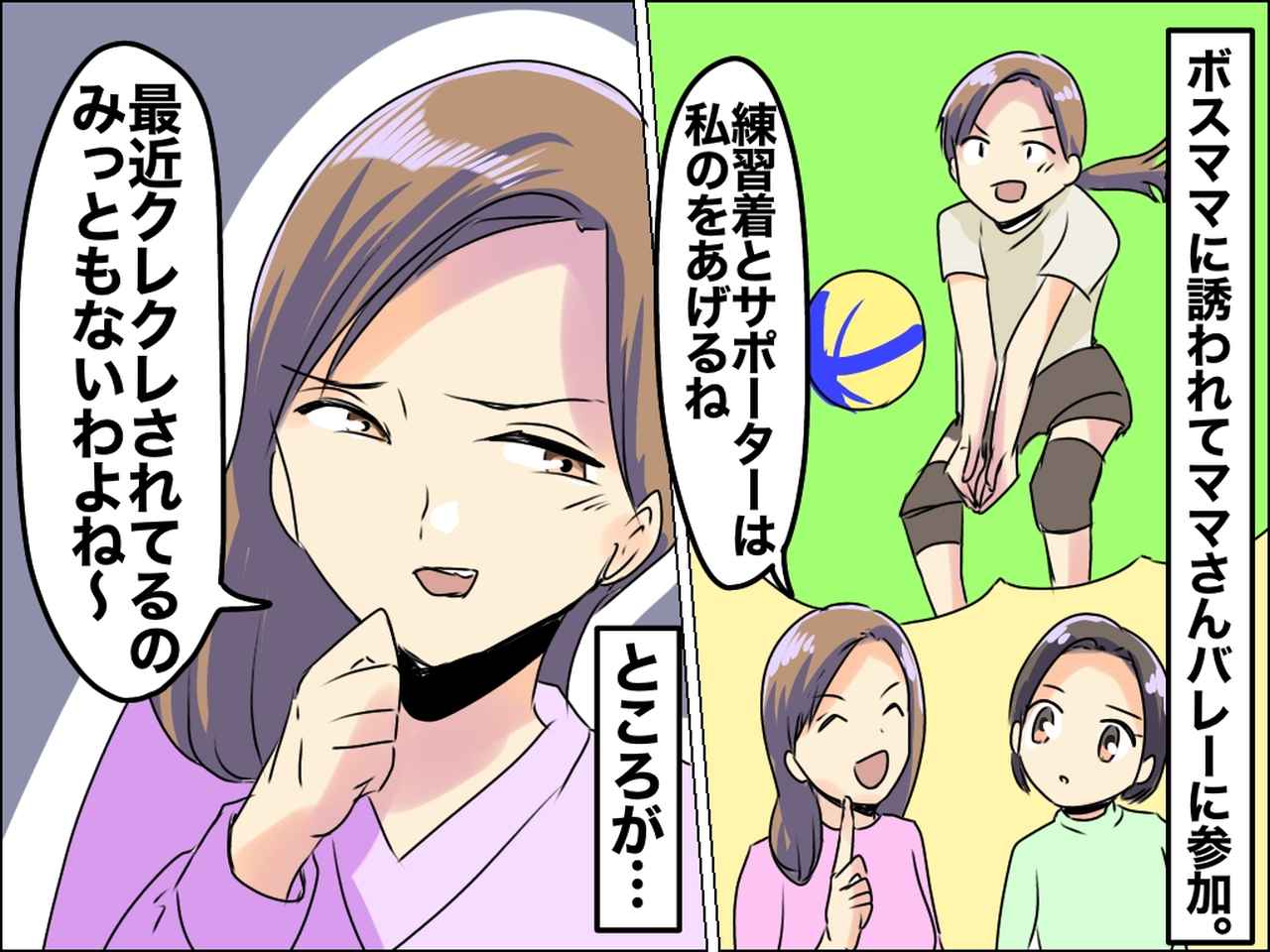 ママさんバレー不倫 