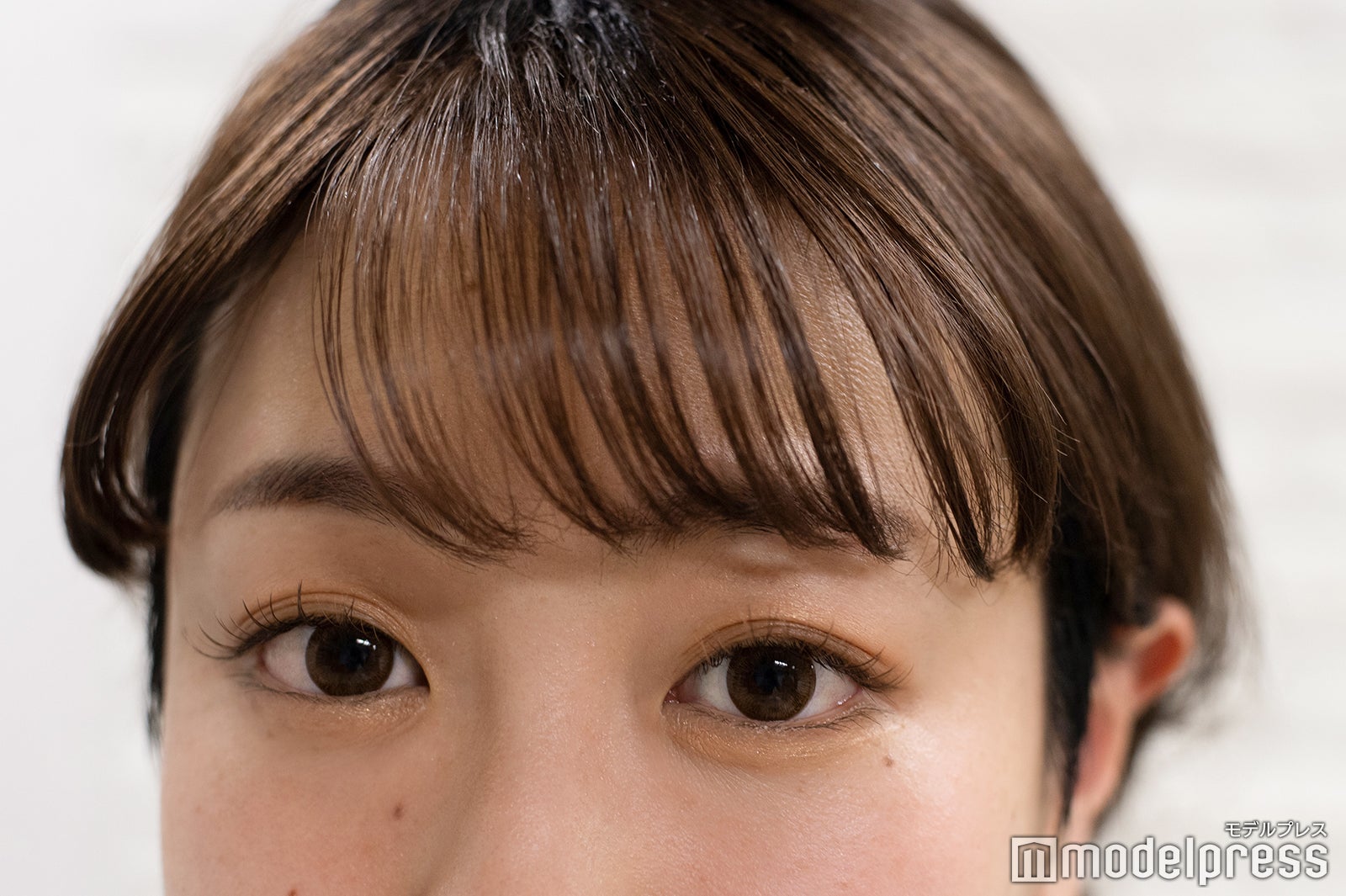 餅田コシヒカリのアイメイク （C）モデルプレス