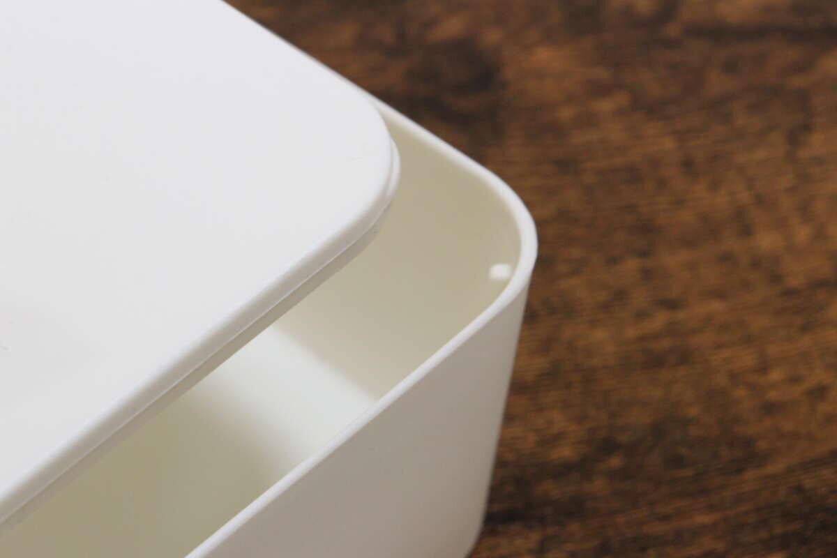 ティッシュケース(ホワイト) 構造 ティッシュケース(ホワイト) 構造