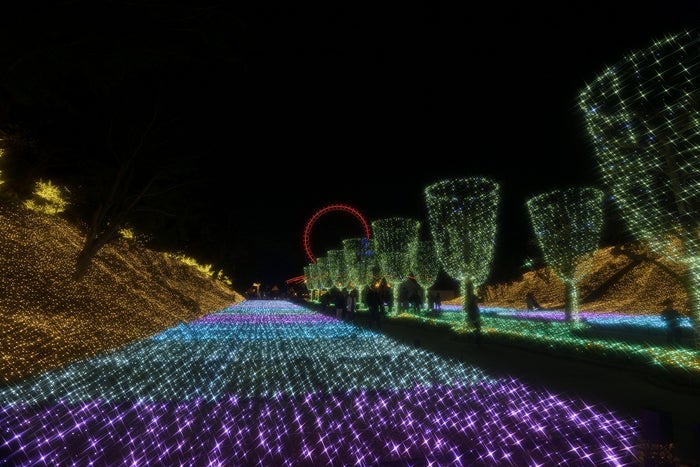 虹色に光る大海原に感動 西武園ゆうえんち イルミージュ Led350万球のきらめきが眩しい 女子旅プレス 虹色に光る大海原に感動 西武園ゆうえんち イルミージュ Led350万球のきらめきが眩しい 女子旅プレス