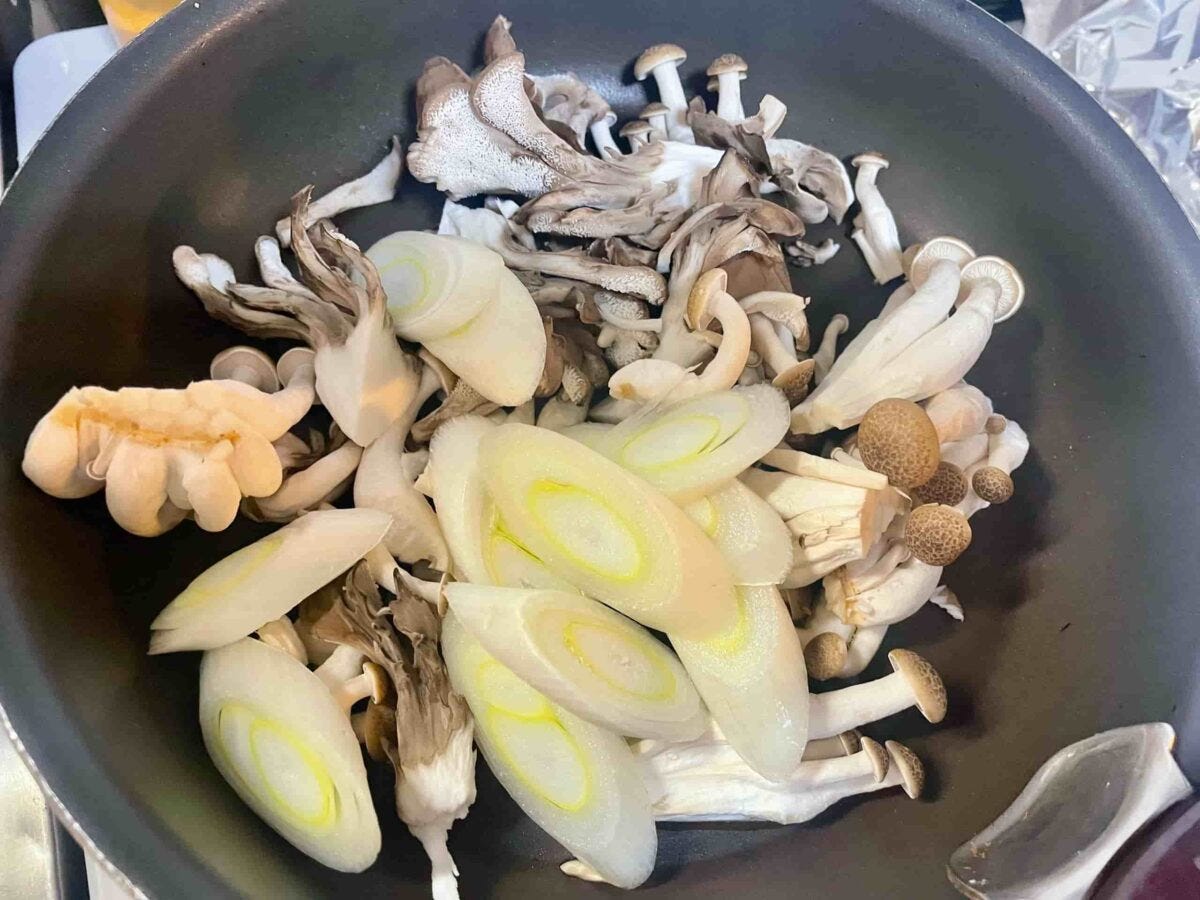 わかめときのこのZENパスタ風