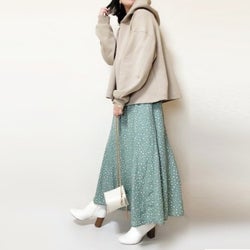 【しまむら】お宝級の高見えスカートで春先取りコーデ