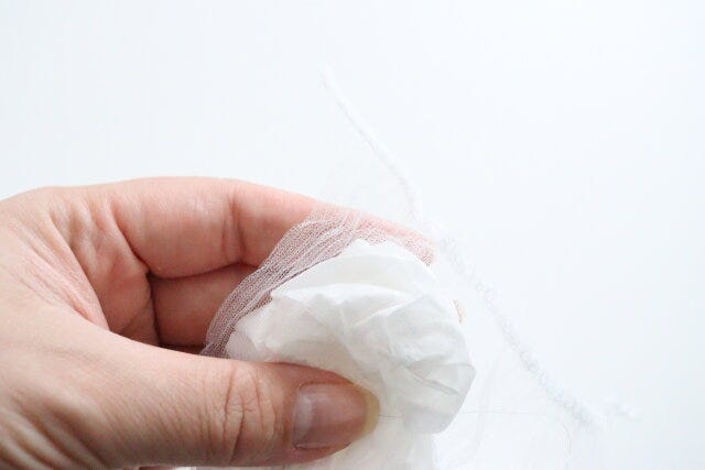 セリア　水切りストッキングネット　目が細かい