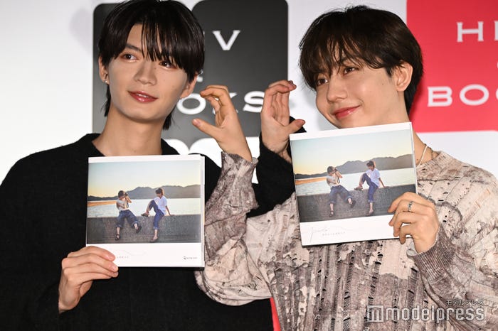 24時間喋り続けていた杢代和人、長野凌大(C)モデルプレス