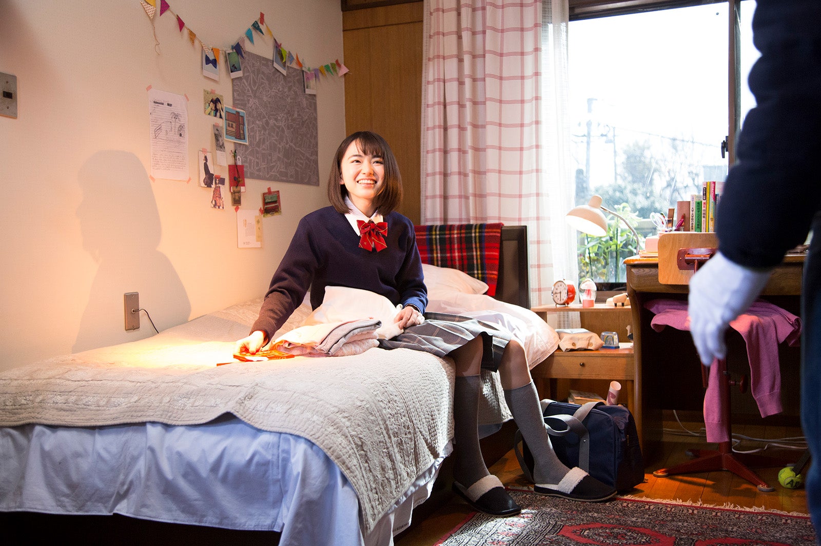 山田杏奈／新CMメイキングカット（提供画像）