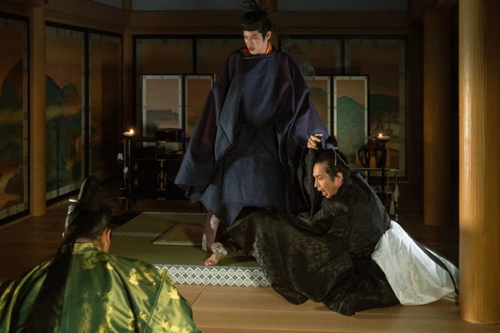 本郷奏多、高橋光臣「光る君へ」第4話より(C)NHK