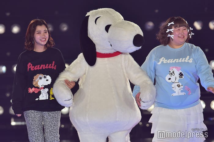 福田麻貴、スヌーピー、かなで(C)モデルプレス