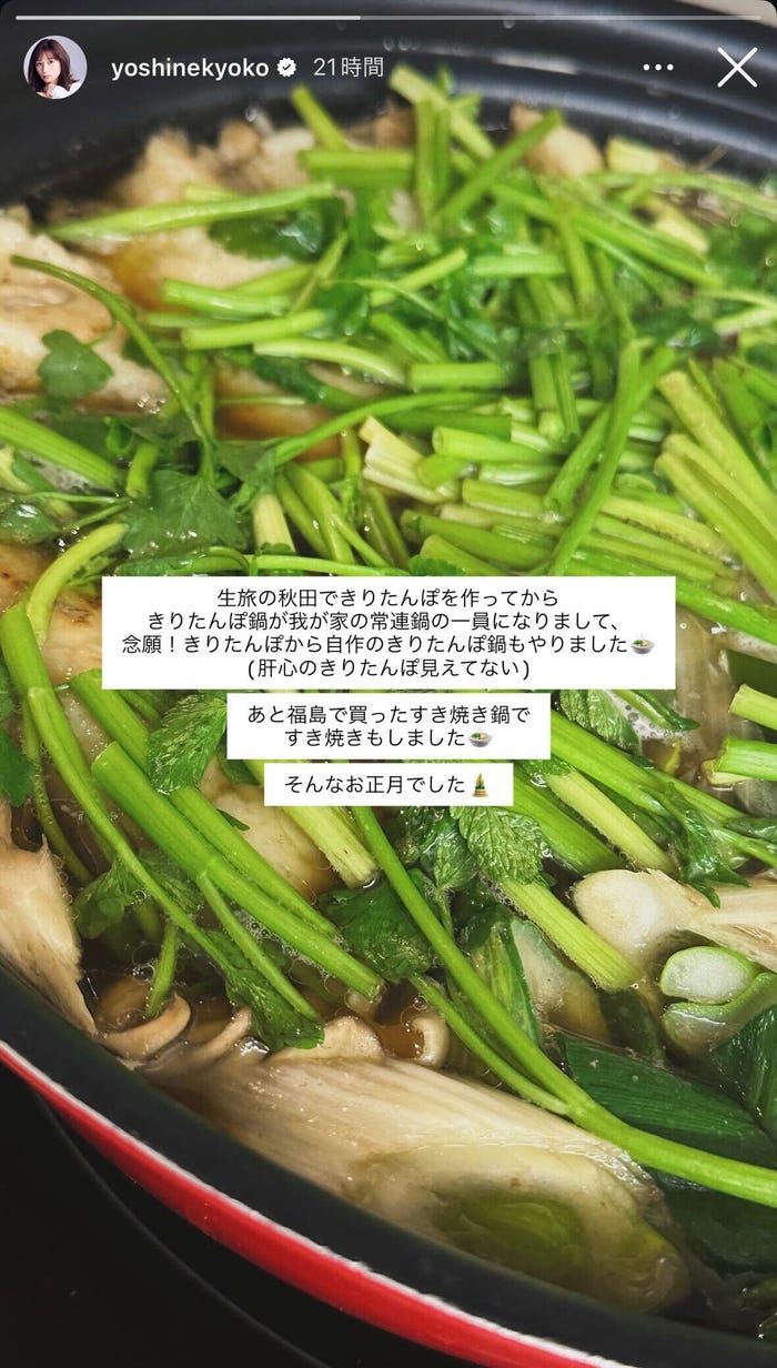 芳根京子Instagramストーリーズより