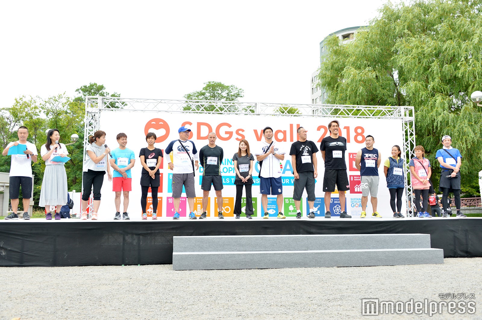 参加するアスリートたち（C）モデルプレス