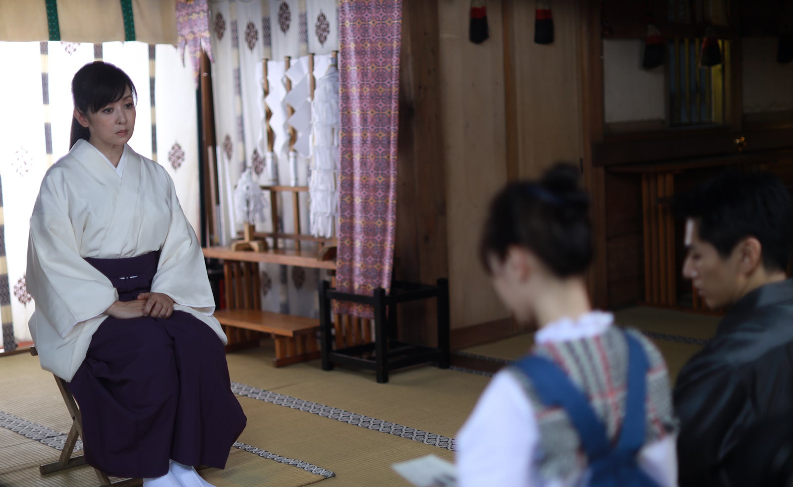 斉藤由貴／「言霊荘」第3話より（C）テレビ朝日