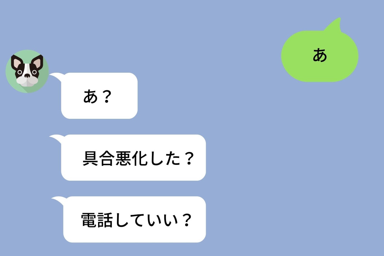 「ありがとう」と送ったつもりが「あ」だけ届いていた→彼が返してきた一言