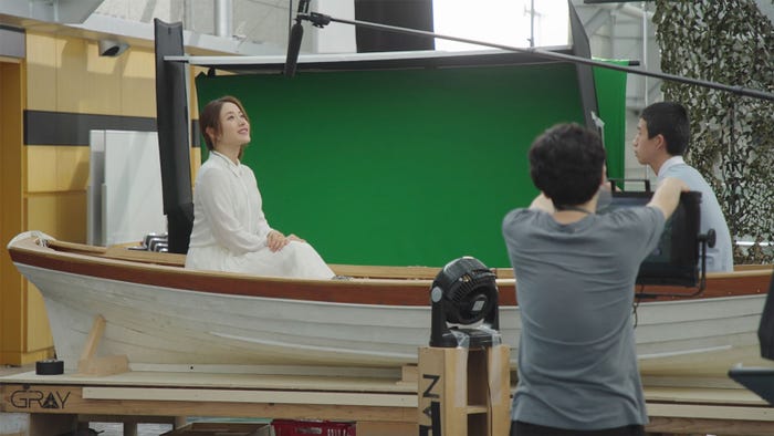 石原さとみ/新TVCMメイキングインタビューカット(提供写真)