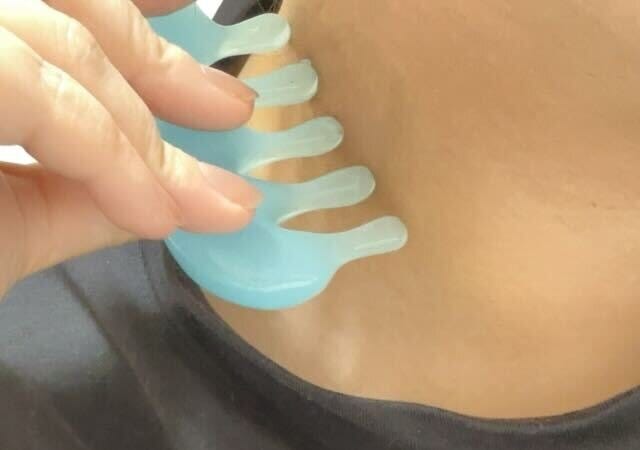 ダイソー マルチかっさ 使用例 首回り ダイソー マルチかっさ 使用例 首回り