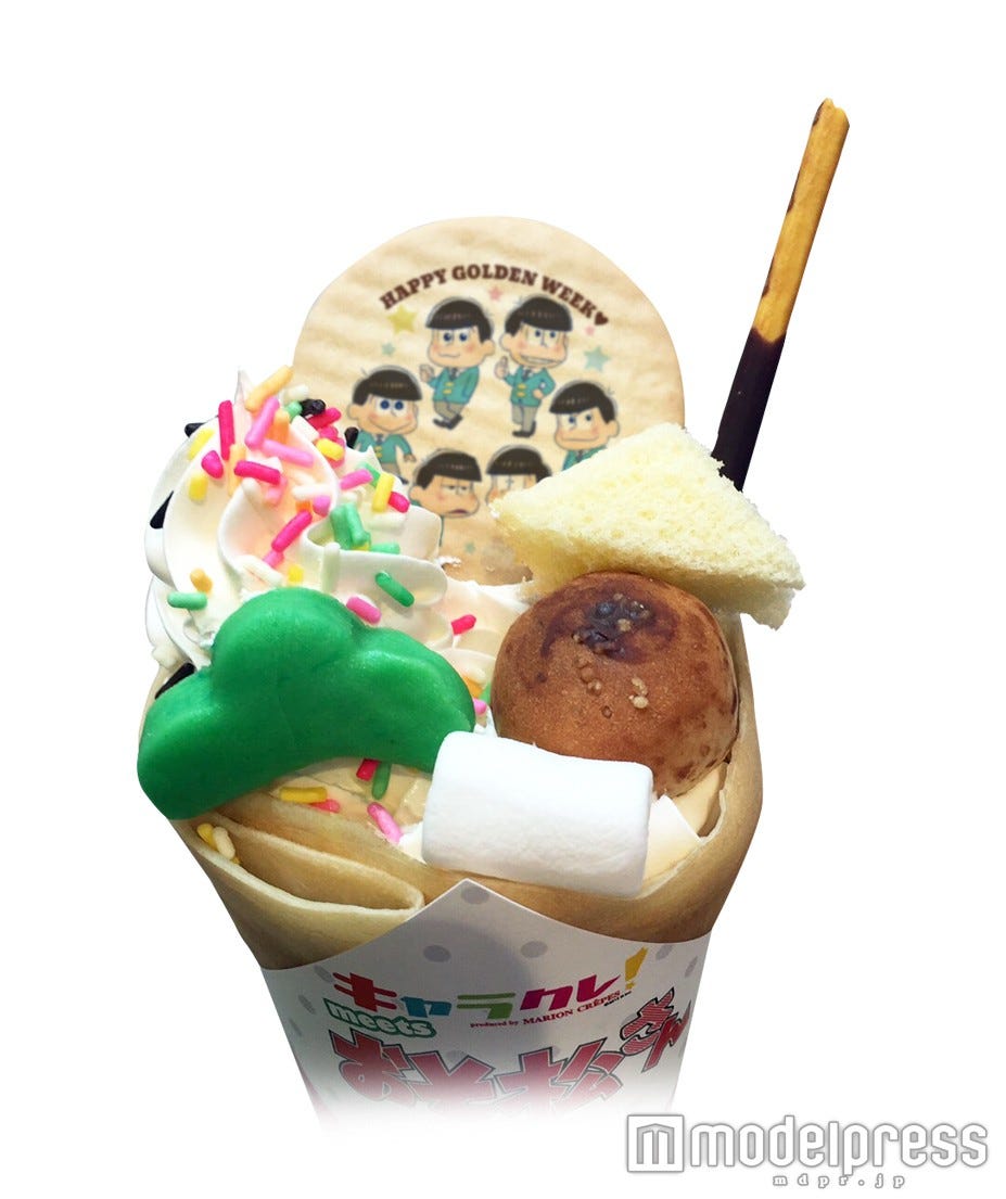 「おそ松さん」第二弾6つ子クレープ登場 12種のオリジナルポストカード、コースターも