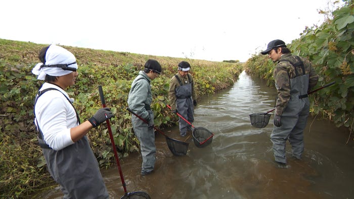 森本慎太郎、高地優吾、城島茂、間宮祥太朗(C)日本テレビ